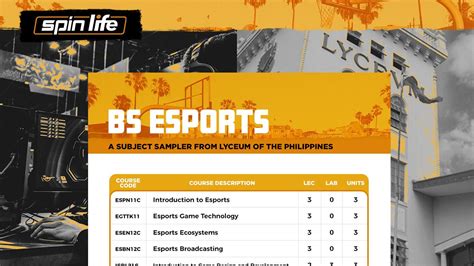 bachelor e-sport|BS ESPORTS: ENROLLMENT GUIDE, WHAT TO .